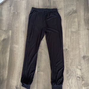 Black Love Streak silky jogger lounge running sweatpant leggings